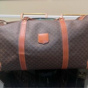 Celine Brown Monogram Duffel Bag